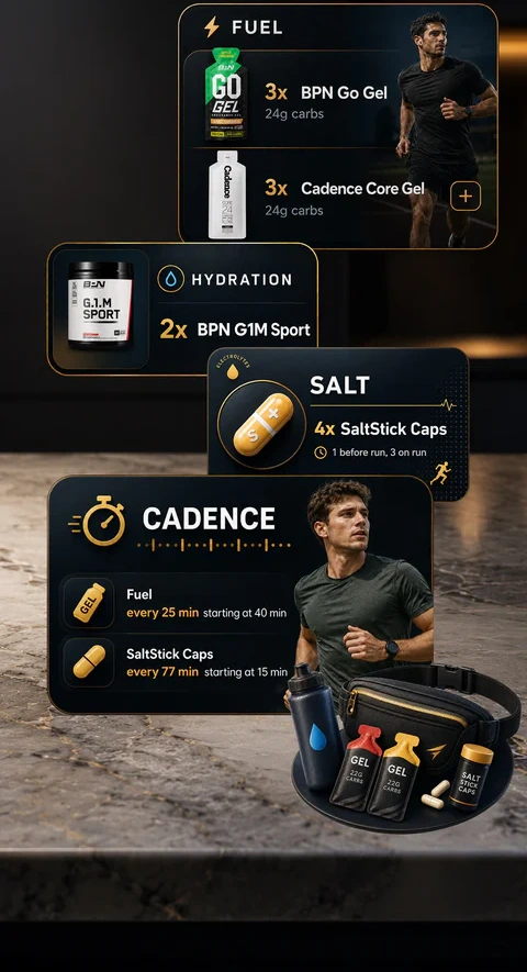 Fuelstate marathon race kit and what-to-bring guidance.